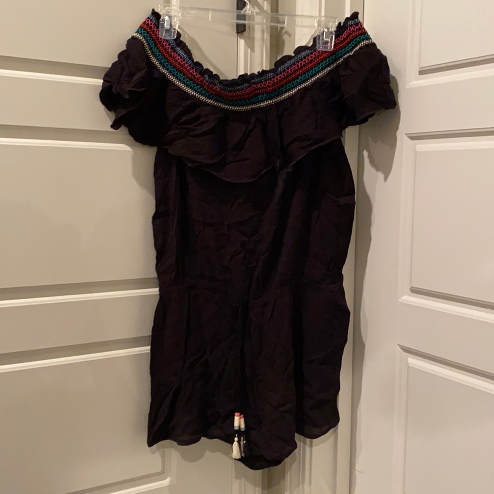 Isabella Rose Brand - One Piece Off the Shoulder Open Back Swimsuit Coverup